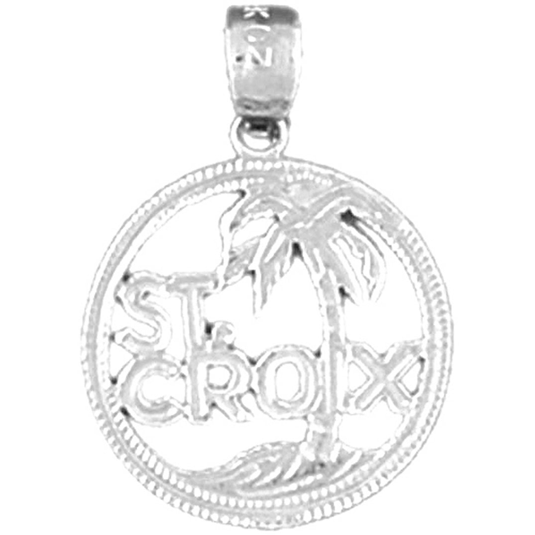 14K or 18K Gold St. Croix Pendant