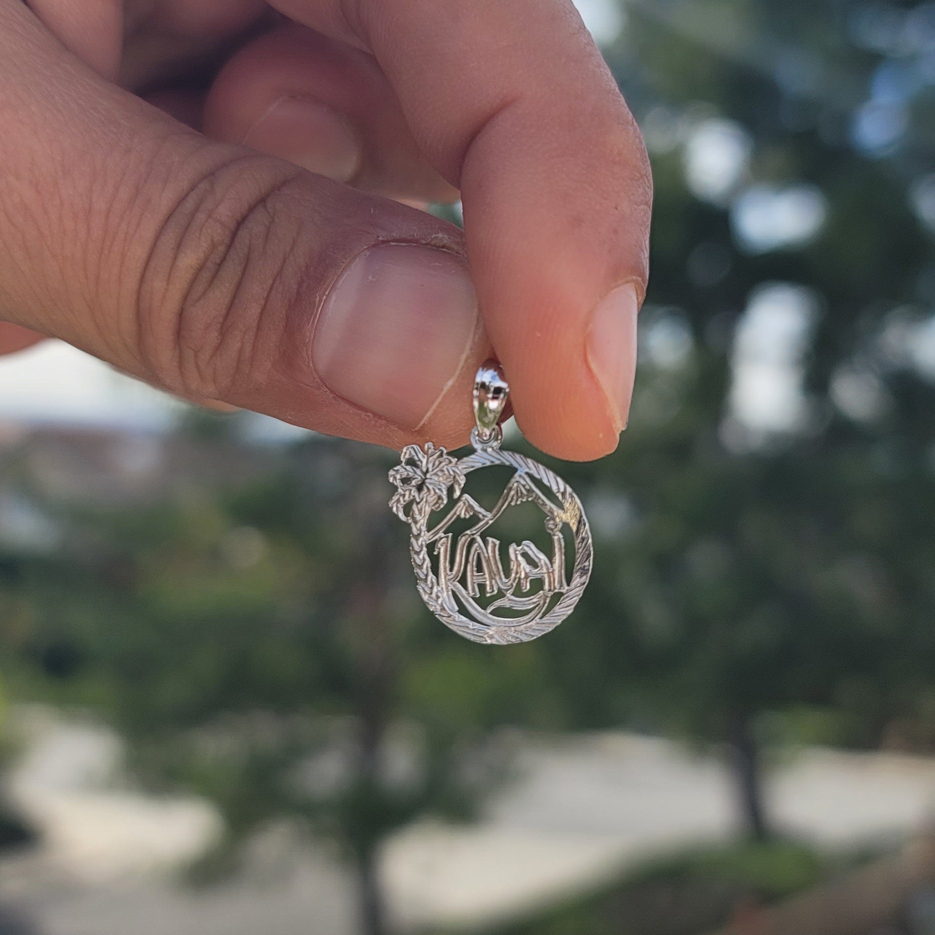 14K or 18K Gold Kauai Pendant