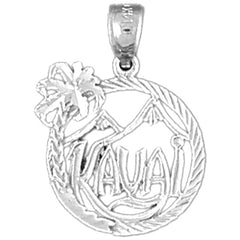 14K or 18K Gold Kauai Pendant
