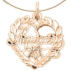Colgante Hawaii de oro de 14 quilates o 18 quilates