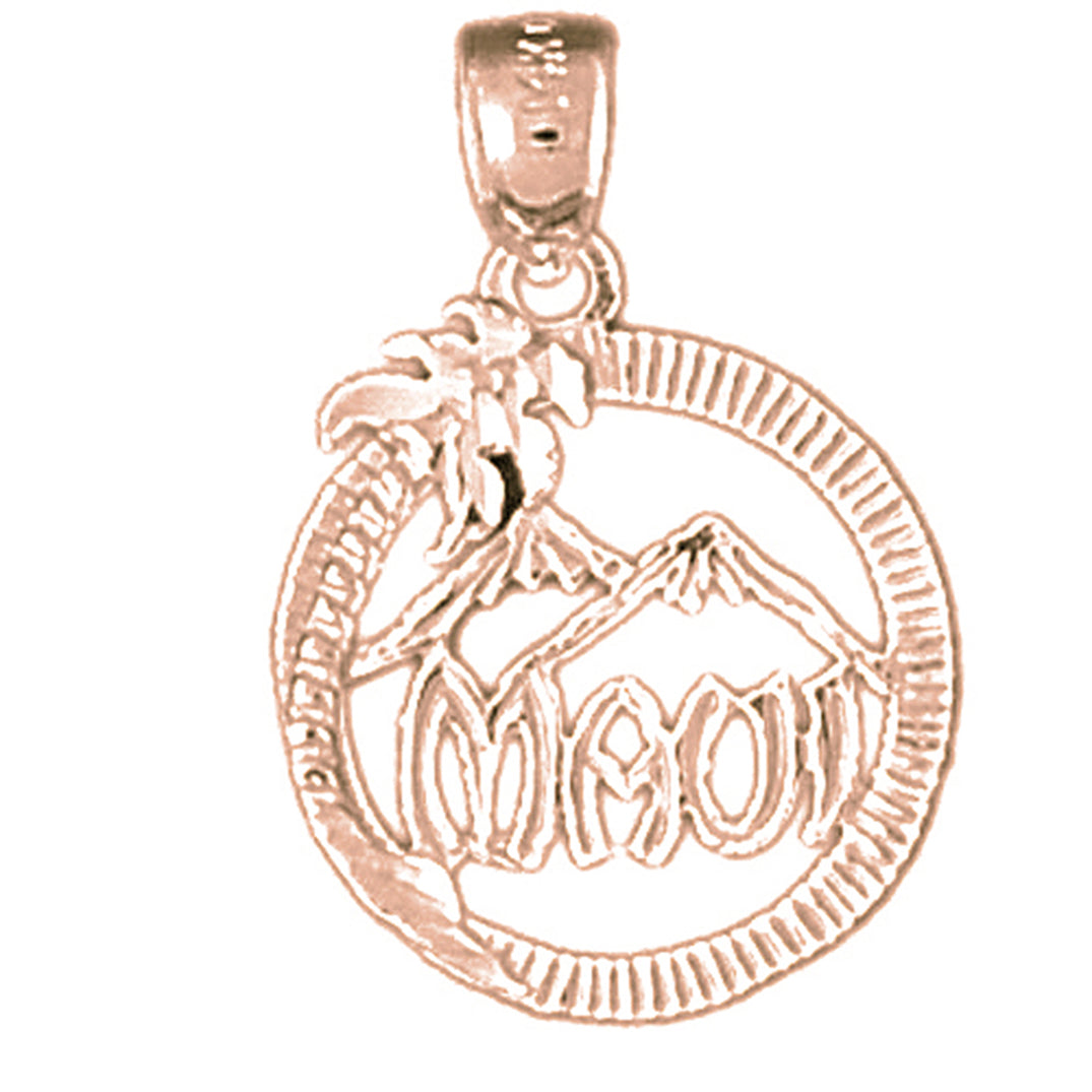 14K or 18K Gold Maui Pendant