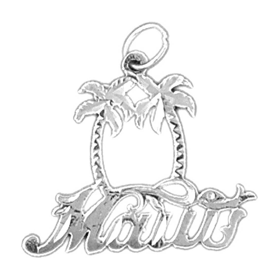 14K or 18K Gold Maui Pendant