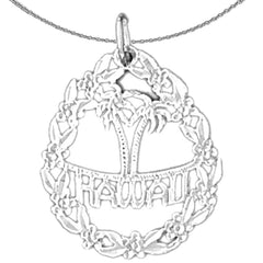 Colgante Hawaii de oro de 14 quilates o 18 quilates