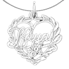 14K or 18K Gold Kauai Pendant