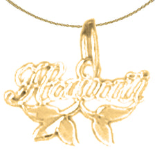 14K or 18K Gold Hawaii Pendant