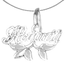 14K or 18K Gold Hawaii Pendant