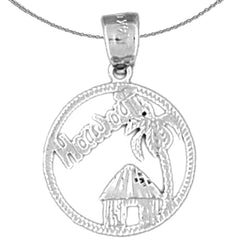 Colgante Hawaii de oro de 14 quilates o 18 quilates