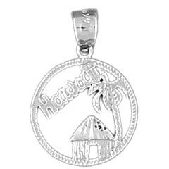 14K or 18K Gold Hawaii Pendant