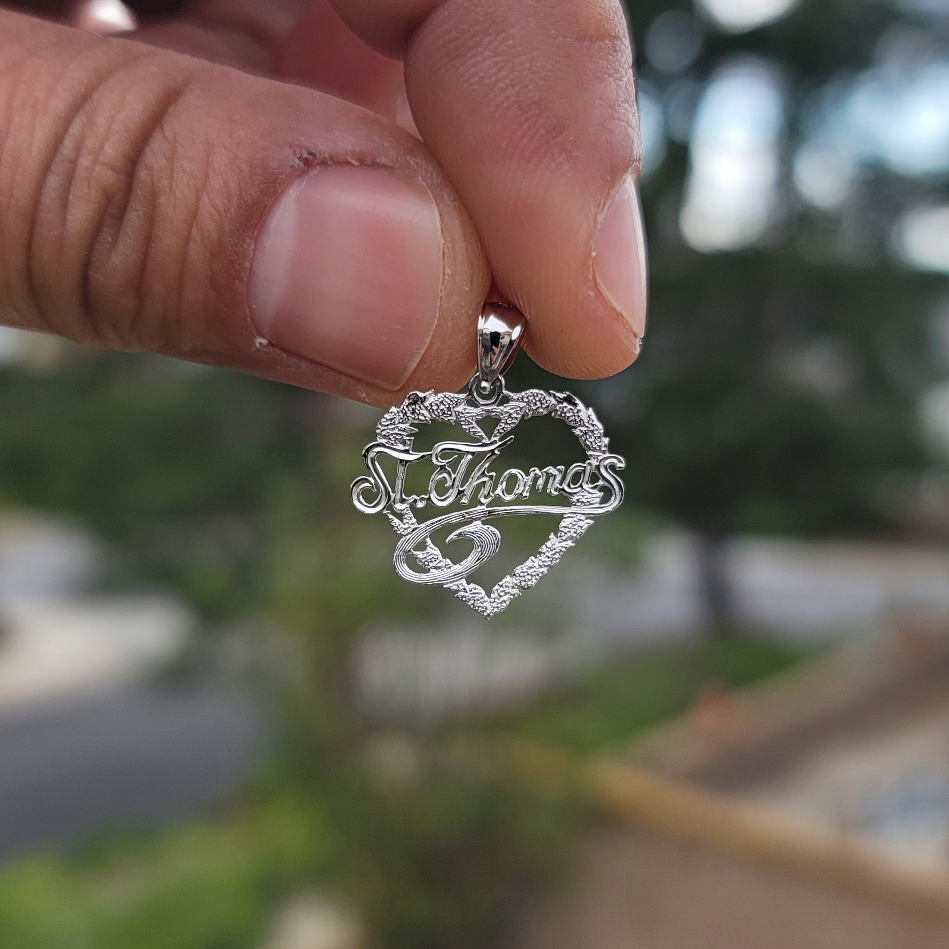 14K or 18K Gold St. Thomas Pendant