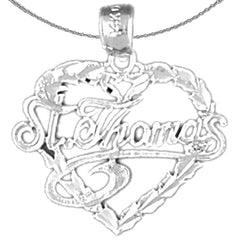 14K or 18K Gold St. Thomas Pendant