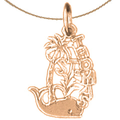 14K oder 18K Gold St. Thomas Anhänger