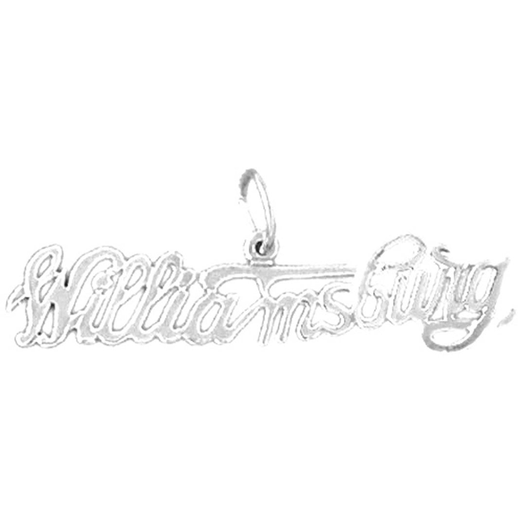 14K or 18K Gold Williamsburg Pendant