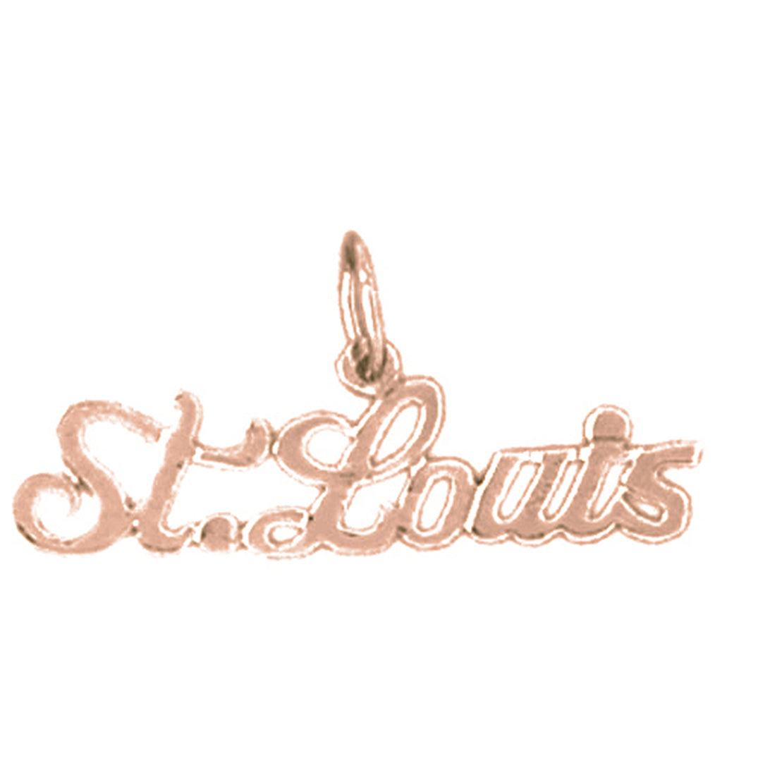 14K or 18K Gold St. Louis Pendant