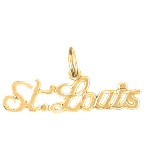 14K or 18K Gold St. Louis Pendant
