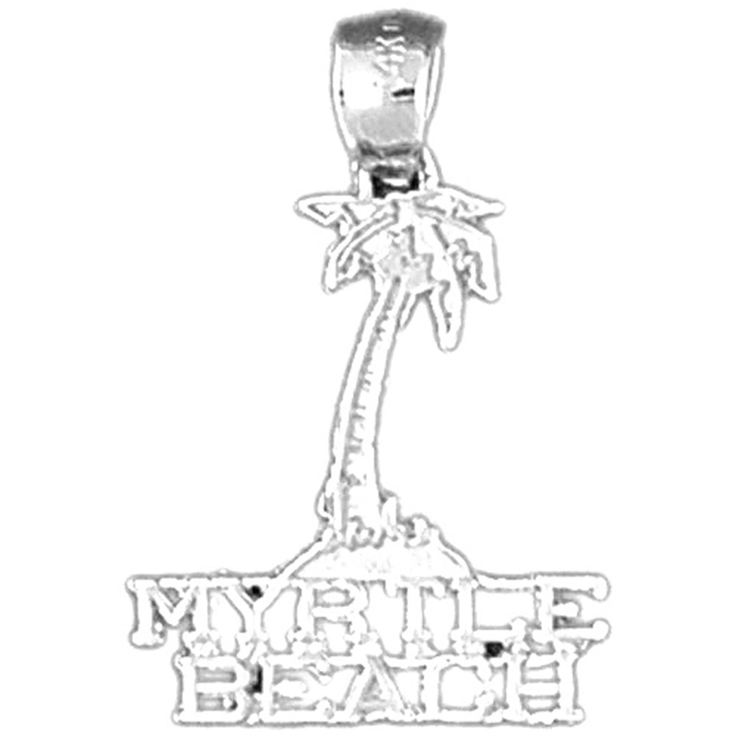 14K or 18K Gold Myrtle Beach Pendant