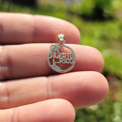 14K or 18K Gold Puerto Rico Pendant