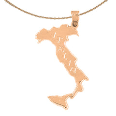 14K or 18K Gold Mexico Pendant