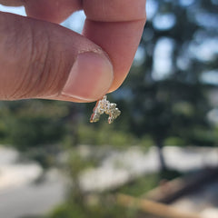 14K or 18K Gold Cuba Pendant