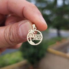10K, 14K or 18K Gold Illinois Pendant