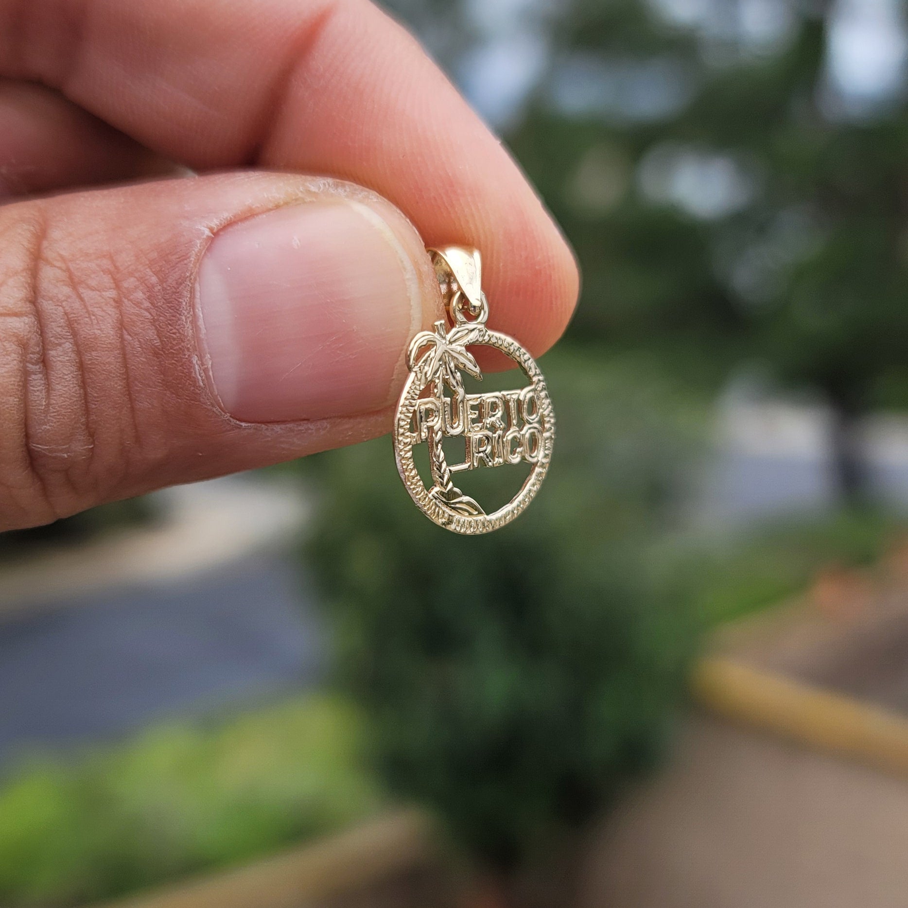 10K, 14K or 18K Gold Illinois Pendant