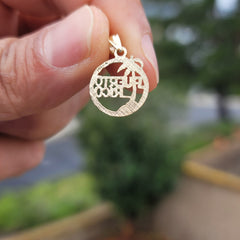 10K, 14K or 18K Gold Illinois Pendant