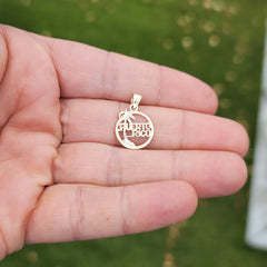 10K, 14K or 18K Gold Illinois Pendant