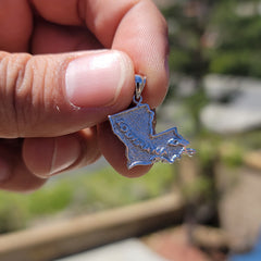 14K or 18K Gold Louisiana Pendant