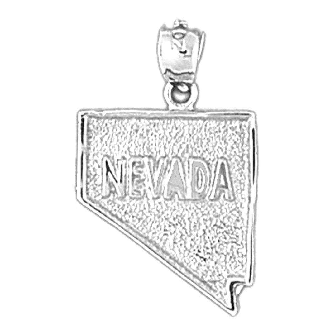 14K or 18K Gold Nevada Pendant