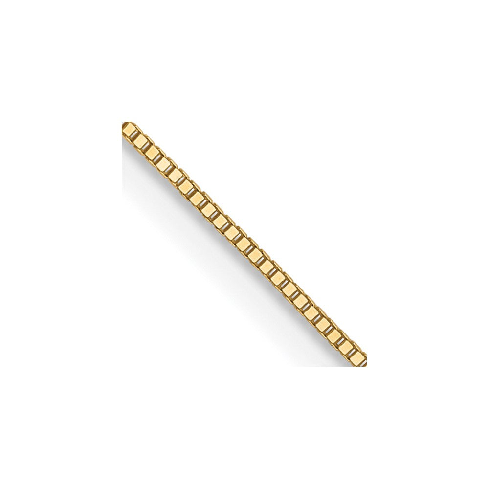 10K Yellow Gold .5mm Box Chain