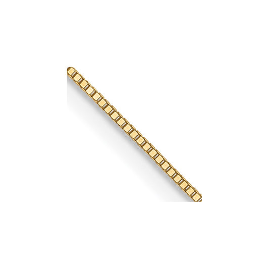 10K Yellow Gold .5mm Box Chain