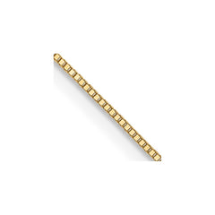 10K Yellow Gold .5mm Box Chain