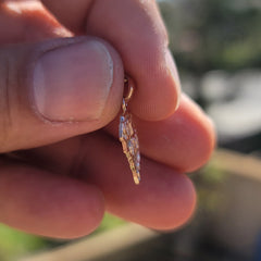 Colgante de Carolina del Sur de oro de 14 quilates o 18 quilates