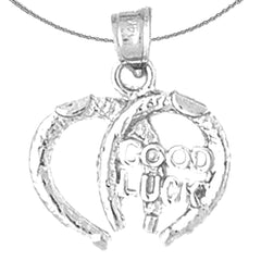 Colgante de herradura de oro de 14 quilates o 18 quilates