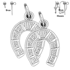 14K or 18K Gold Horseshoe Earrings