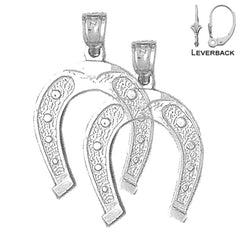 14K or 18K Gold Horseshoe Earrings