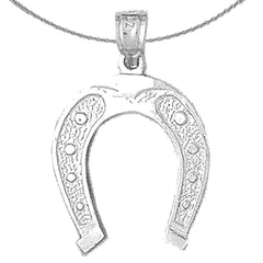 Colgante de herradura de oro de 14 quilates o 18 quilates