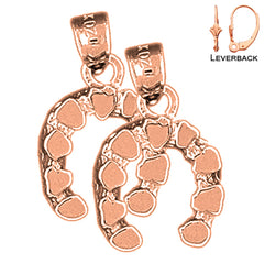 14K or 18K Gold Horseshoe Earrings