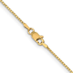 14K Yellow Gold 1mm Box Chain