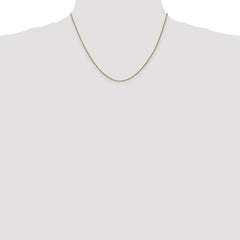 14K Yellow Gold 1mm Box Chain