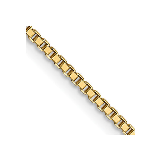 14K Yellow Gold 1mm Box Chain