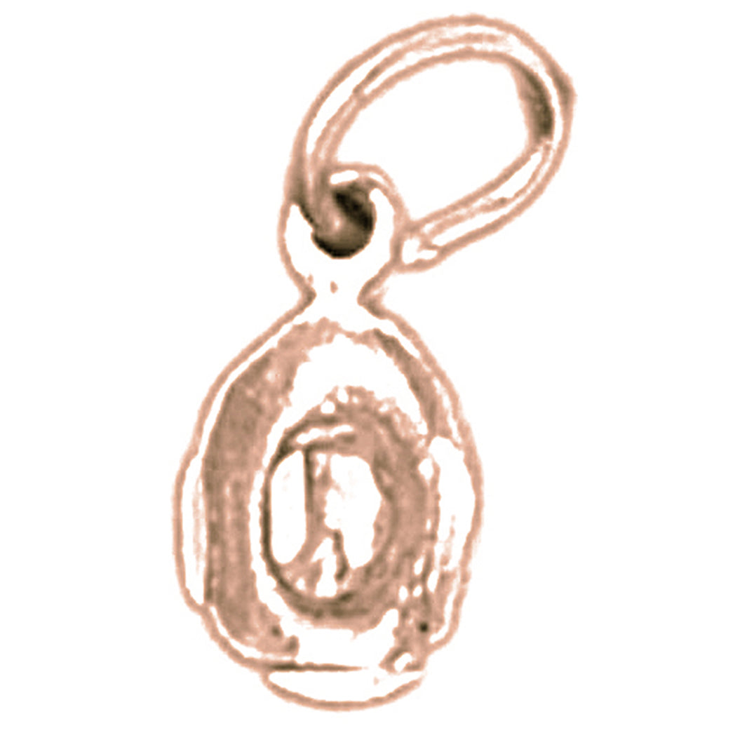 14K or 18K Gold 3D Cowboy Hat Pendant