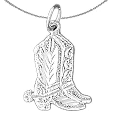 Colgante de Botas Vaqueras de Oro de 14K o 18K