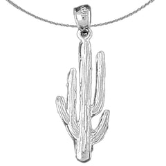 Colgante Cactus de Oro de 14K o 18K