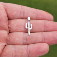 Colgante Cactus de Oro de 14K o 18K