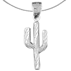 Colgante Cactus de Oro de 14K o 18K