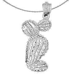 10K, 14K oder 18K Gold Kaktus Anhänger