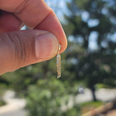 14K oder 18K Gold Ölquelle, Ölbohrinsel Anhänger