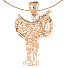 Sattelanhänger aus 10 Karat, 14 Karat oder 18 Karat Gold