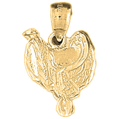 14K or 18K Gold Saddle Pendant