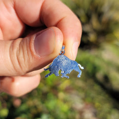 14K oder 18K Gold Bulle, Stierkampf Anhänger